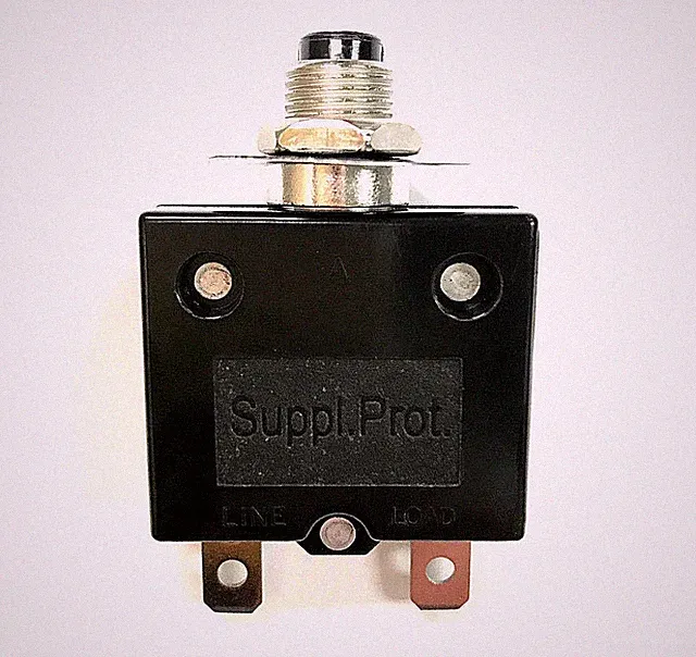 AIR COMPRESSOR OVERLOAD RESET SWITCH/BREAKER 17 AMP 125/250 VOLT