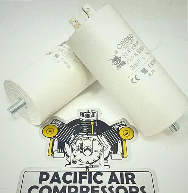 JENNY DEWALT ROLAIR EMGLO START CAPACITOR 60 UF 250 VAC AM78 / AM79