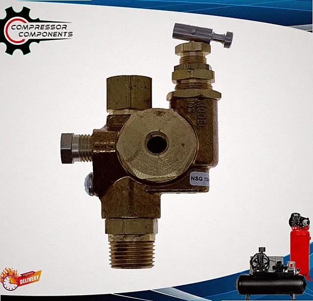 Rolair 131CVM Air Compressor Pilot Unloader Check Valve With Muffler 95-125 PSI