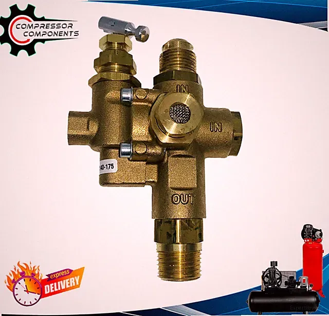RolAir 131CVT, Piloted Unloader Check Valve for Gas Engine Air Compressor