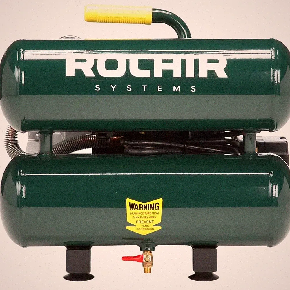 Rolair 2 Hp (115V) 4.2 Cfm@90Psi 4.2 Gallon Quiet Stack Tank Compressor