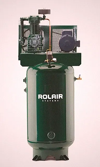 Rolair 5 Hp (230V 1-Ph) 15.3 Cfm@175Psi Vertical 80 Gall Compressor