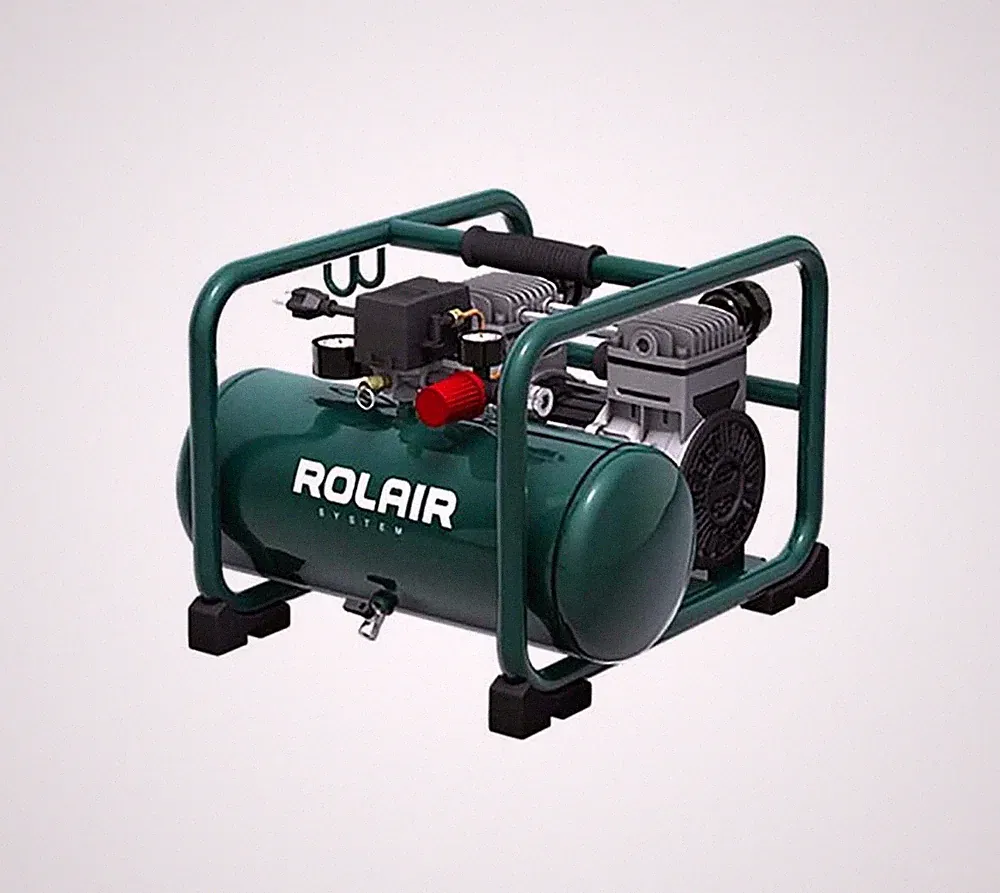 Rolair Hand Carry Portable 2HP Air Compressor Rolair JC20 Super Quiet 70dB 11...