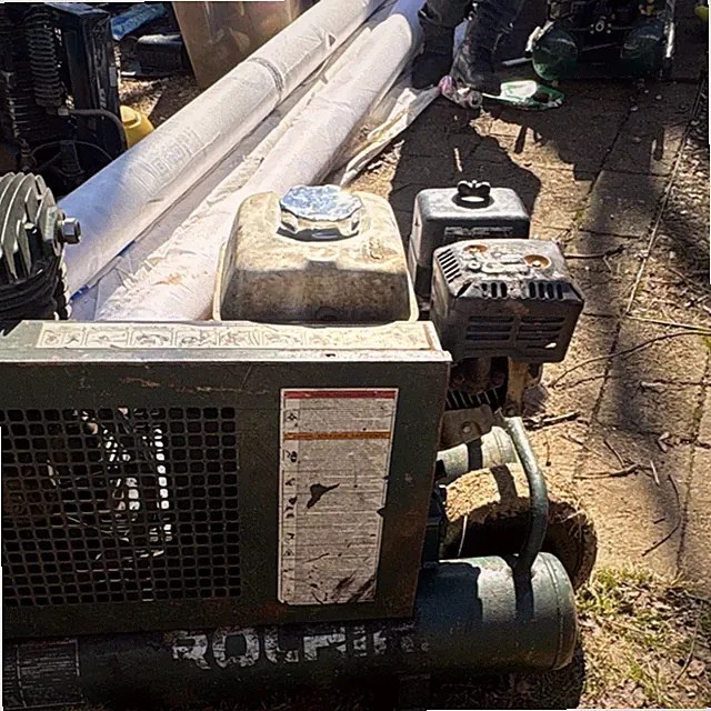 Rolair Portable Gasoline Air Compressor Green